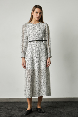 Женское платье Stimma Шанри, цвет - Белый узор