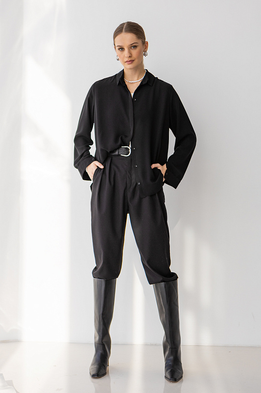Женская блуза Stimma Элиана, цвет - черный