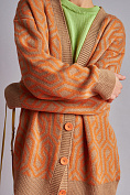 Жіночий кардиган Stimma Мусфіра, колір - бежево-помаранчевий