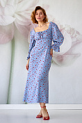 Женское платье Stimma Марика, цвет - Джинсовый цветок