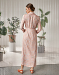 Женское платье Stimma Инди, цвет - Персик узор
