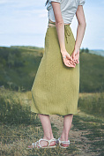 Жіноча спідниця Stimma Сієна, колір - Темний лайм