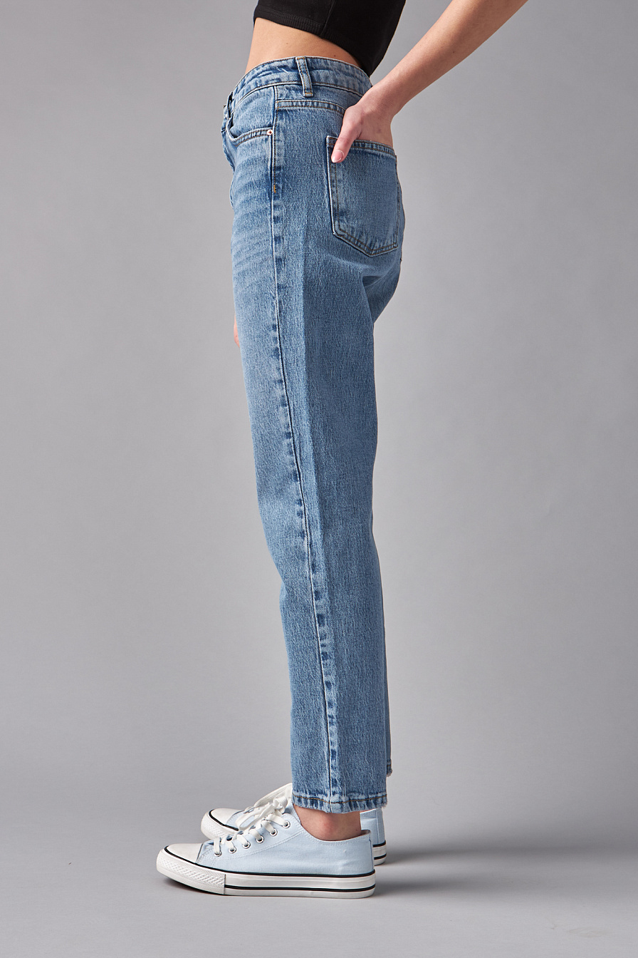 Жіночі джинси МОМ Stimma Юрма , колір - блакитний