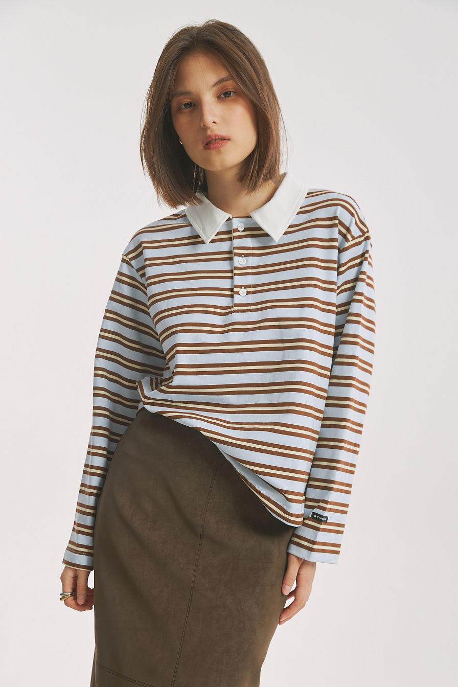 Жіночий лонгслів-поло Stimma Канод, фото 1 