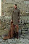 Жіноча в'язана сукня Stimma Шавре, колір - темно бежевий