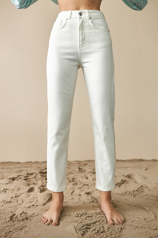 Жіночі джинси Stimma Валіді, колір - ваніль