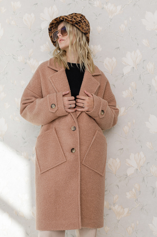 Женское пальто Stimma Полин, цвет - светлая карамель