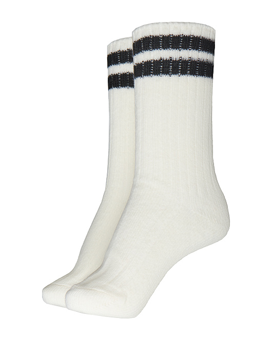 Жіночі шкарпетки Stimma Ангора 4 Молочний з чорними смужками, фото 1