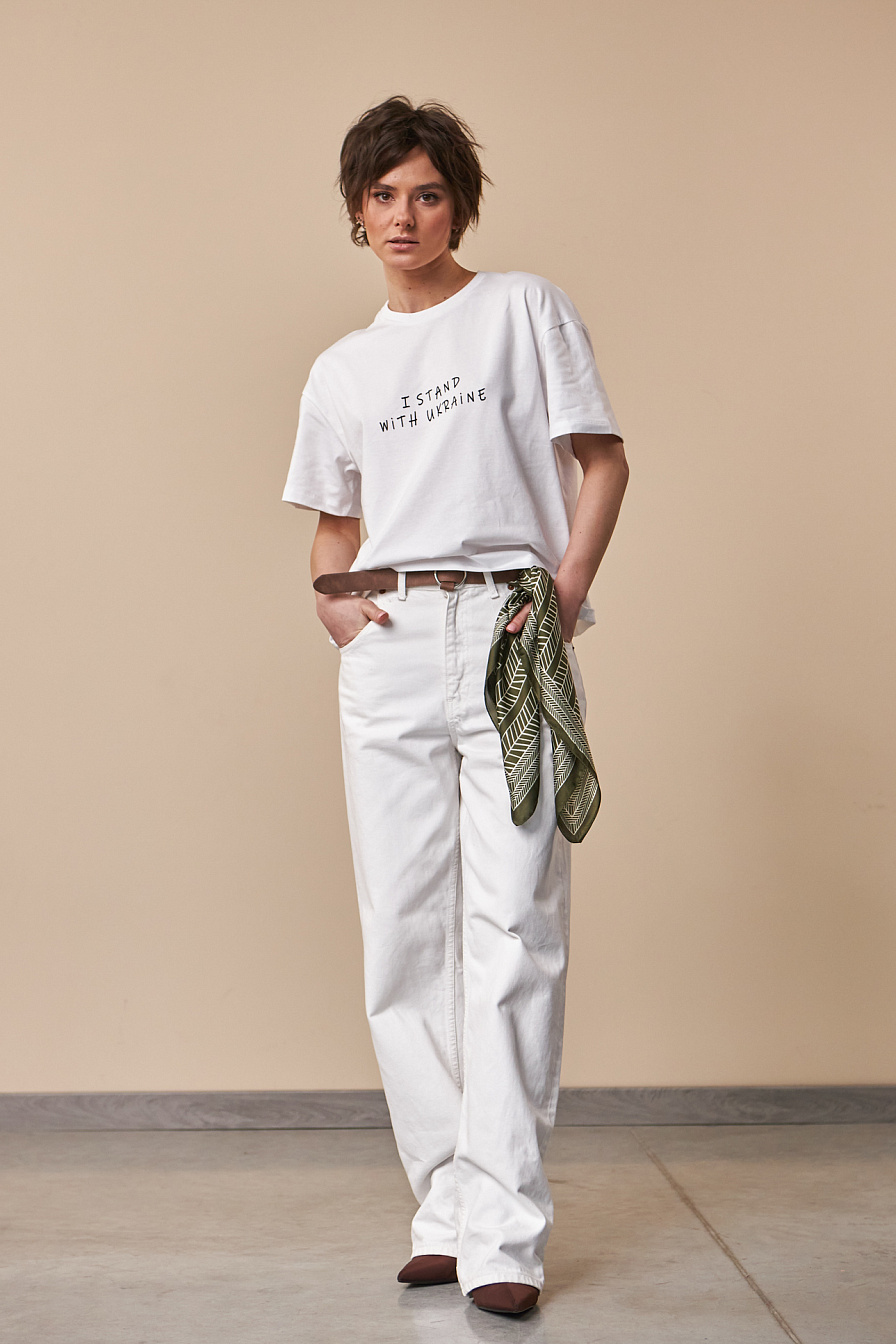 Жіноча футболка Stimma Леда, колір - Білий