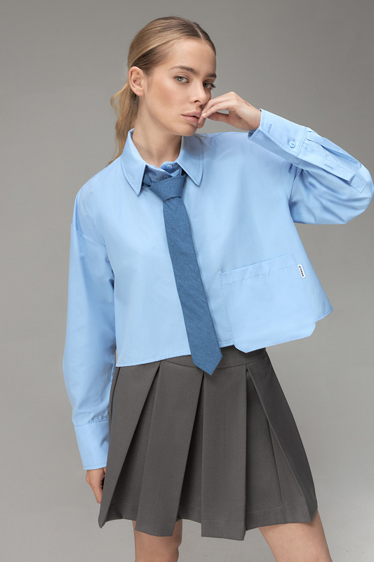 Жіноча сорочка Stimma Рубіс, колір - блакитний