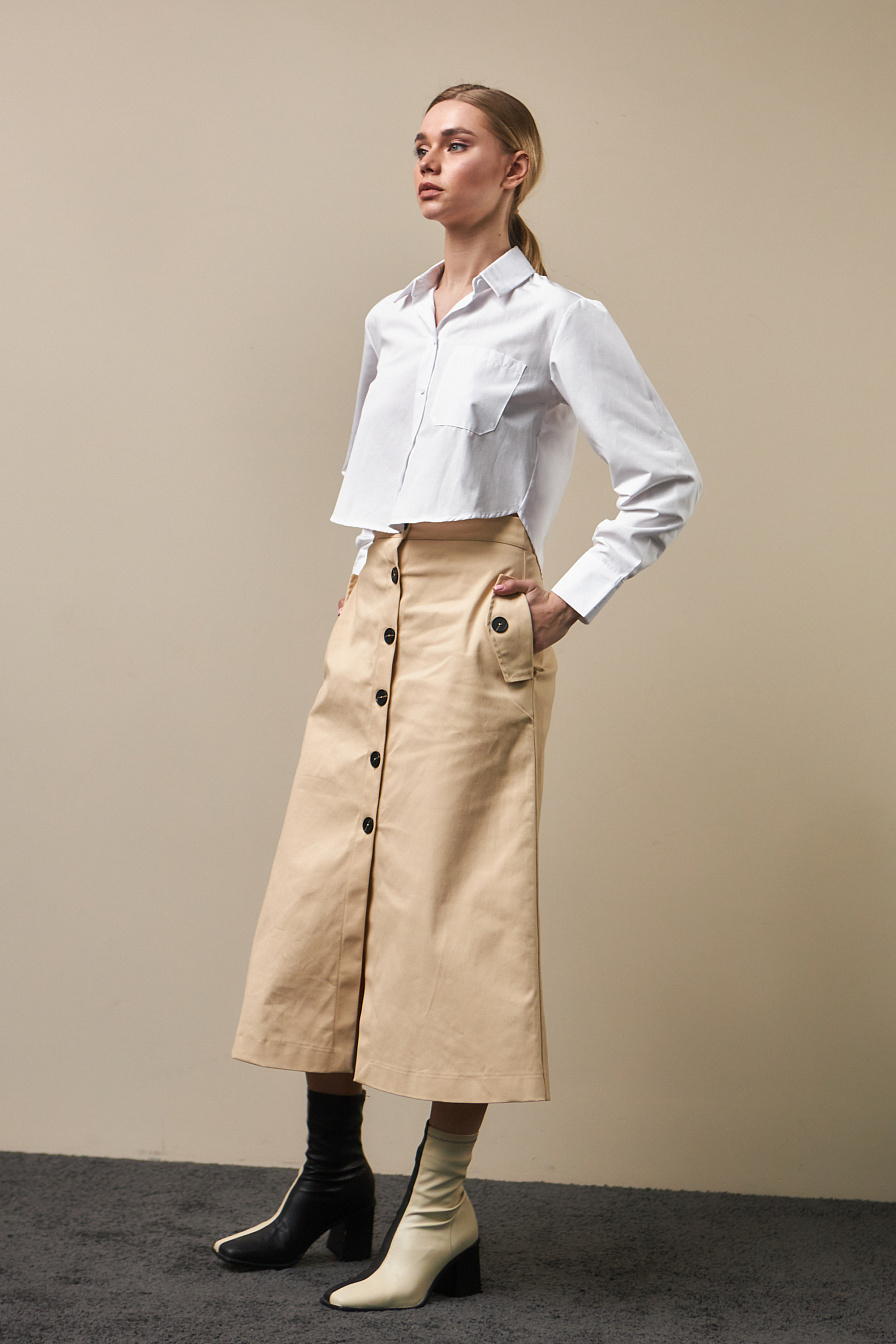 Жіноча сорочка Stimma Каіра , колір - Білий