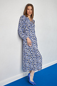 Жіноча сукня Stimma Колінея, колір - Молочно-волошковий візерунок