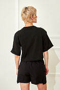 Жіноча футболка Stimma Розелія, колір - чорний