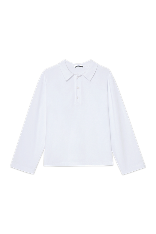 Жіночий лонгслів-поло Stimma Лебра, фото 2