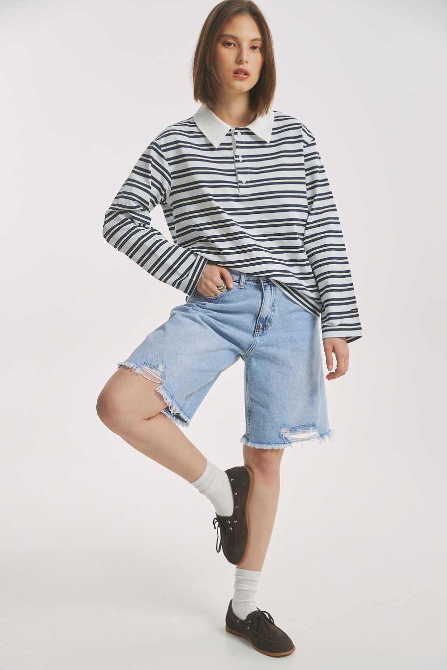 Жіночий лонгслів-поло Stimma Канод, фото 1 