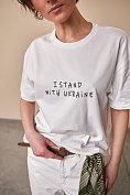 Жіноча футболка Stimma Леда, колір - Білий