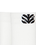 Женские носки Stimma Черный логотип, цвет - Белый