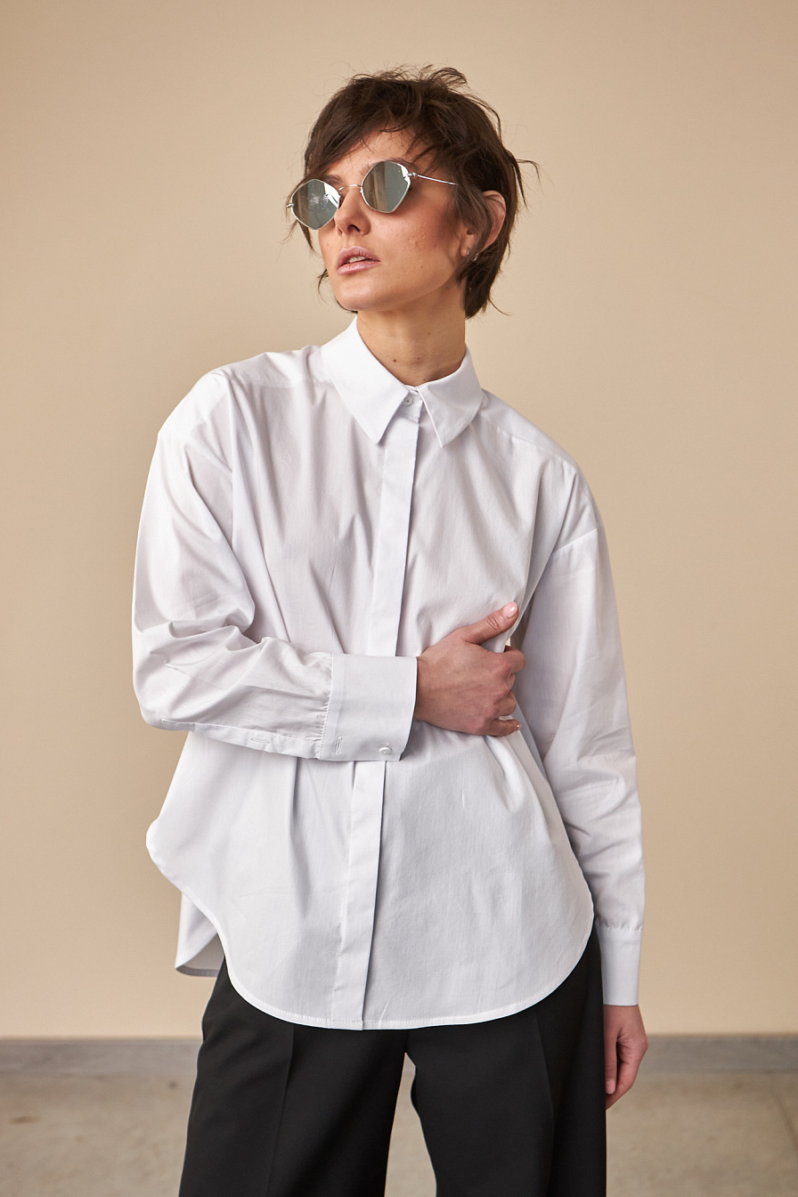 Жіноча сорочка Stimma Табея, колір - Білий