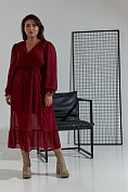 Жіноча сукня Stimma Ділві, колір - бордовий