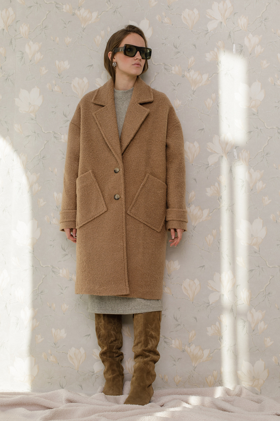 Женское пальто Stimma Полин, цвет - светло ореховый