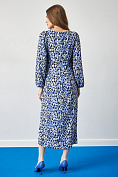Жіноча сукня Stimma Колінея, колір - Молочно-волошковий візерунок