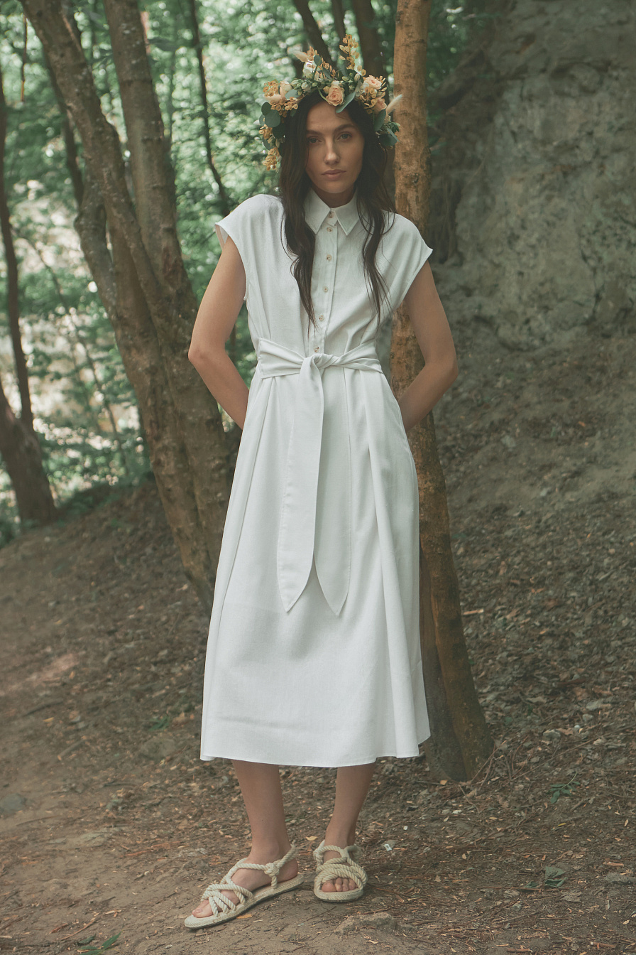 Жіноча сукня Stimma Стейсі, колір - Білий