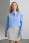 Женская рубашка Stimma Кристани, цвет - Синяя широкая полоска