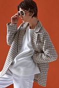 Жіночий блейзер-пальто Stimma Остінія, колір - бежево-оливковий