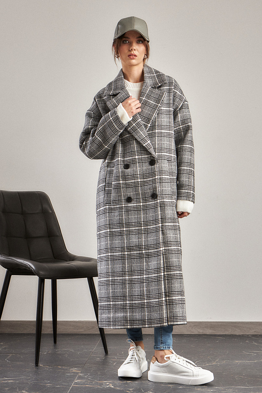 Жіноче пальто утеплене Stimma Санір, колір - сірий