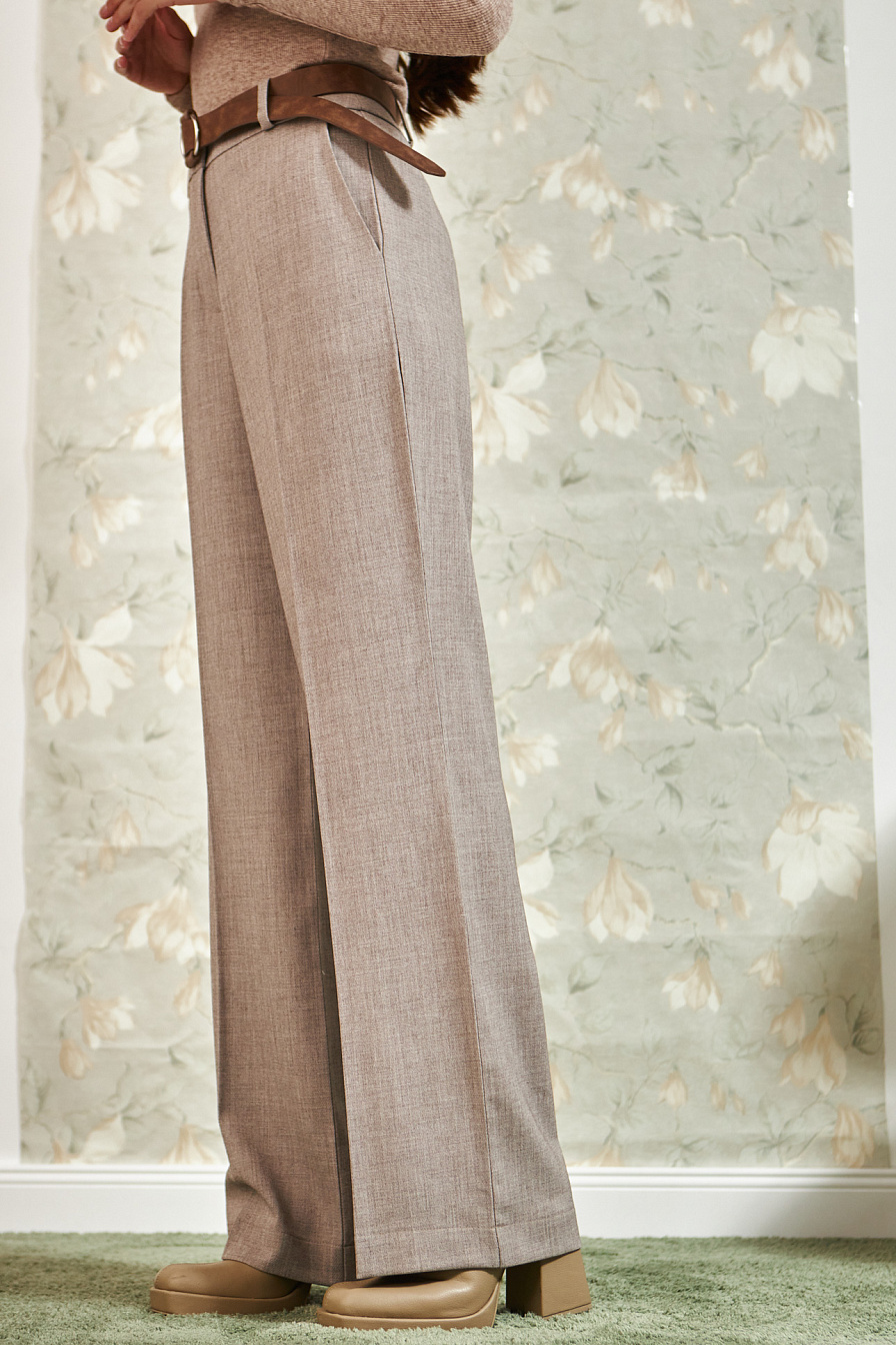 Жіночі штани Stimma Аріка, колір - сіро-бежевий