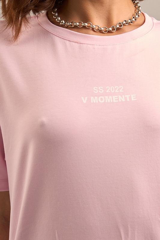 Жіноча футболка Stimma Авранія, колір - ніжно рожевий