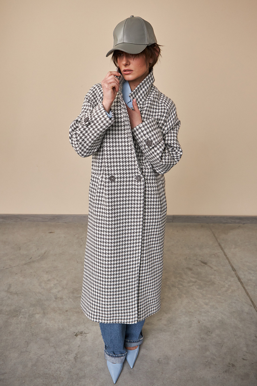 Женское пальто Stimma Каплана, цвет - Серая лапка