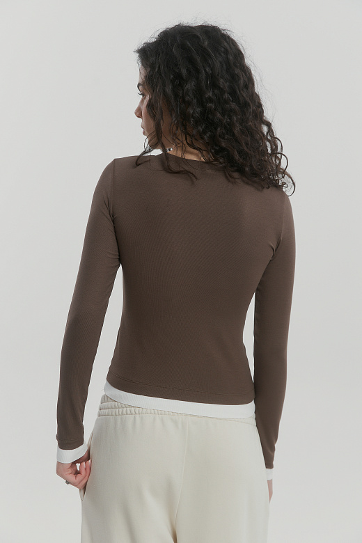 Жіночий лонгслів Stimma Еленій А, фото 6