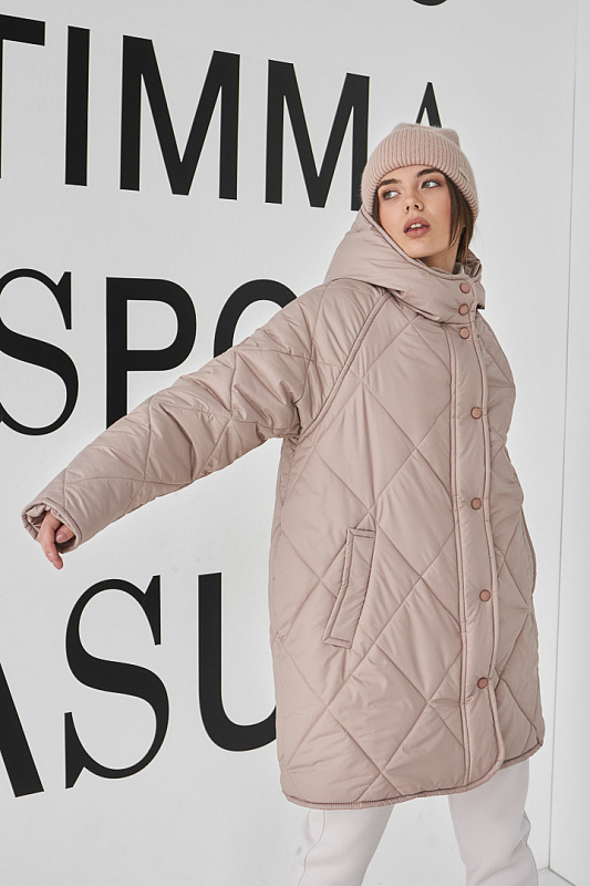 Женская куртка Stimma Розалия, цвет - бежево-пудровый