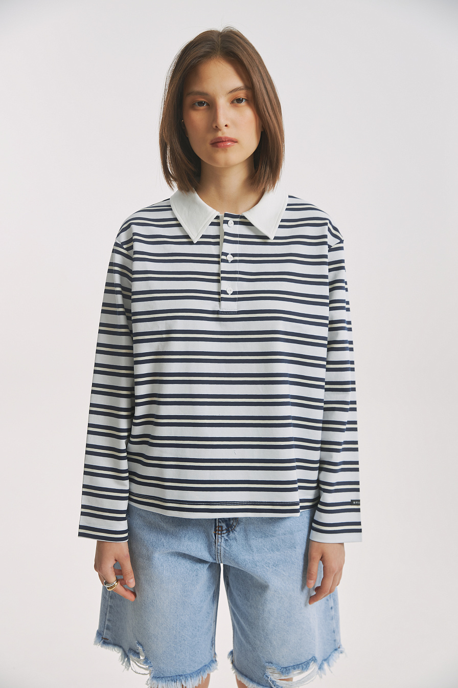 Жіночий лонгслів-поло Stimma Канод, фото 1 