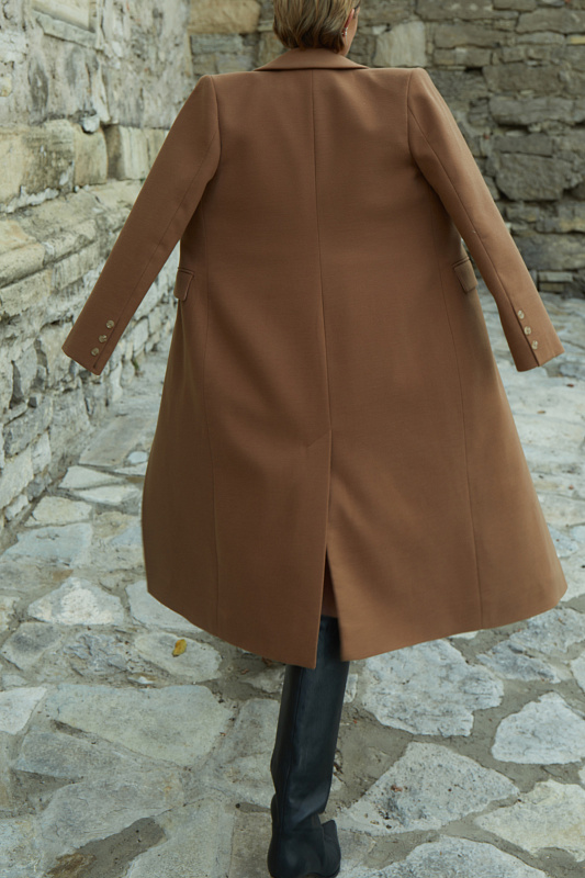 Женское пальто Stimma Гедеон, цвет - коричневый