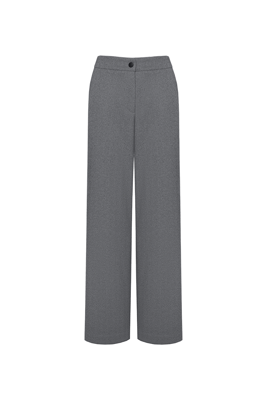 Жіночі штани Stimma Адемар, колір - Сіра ялинка
