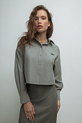 Женская рубашка Stimma Берит, цвет - серый