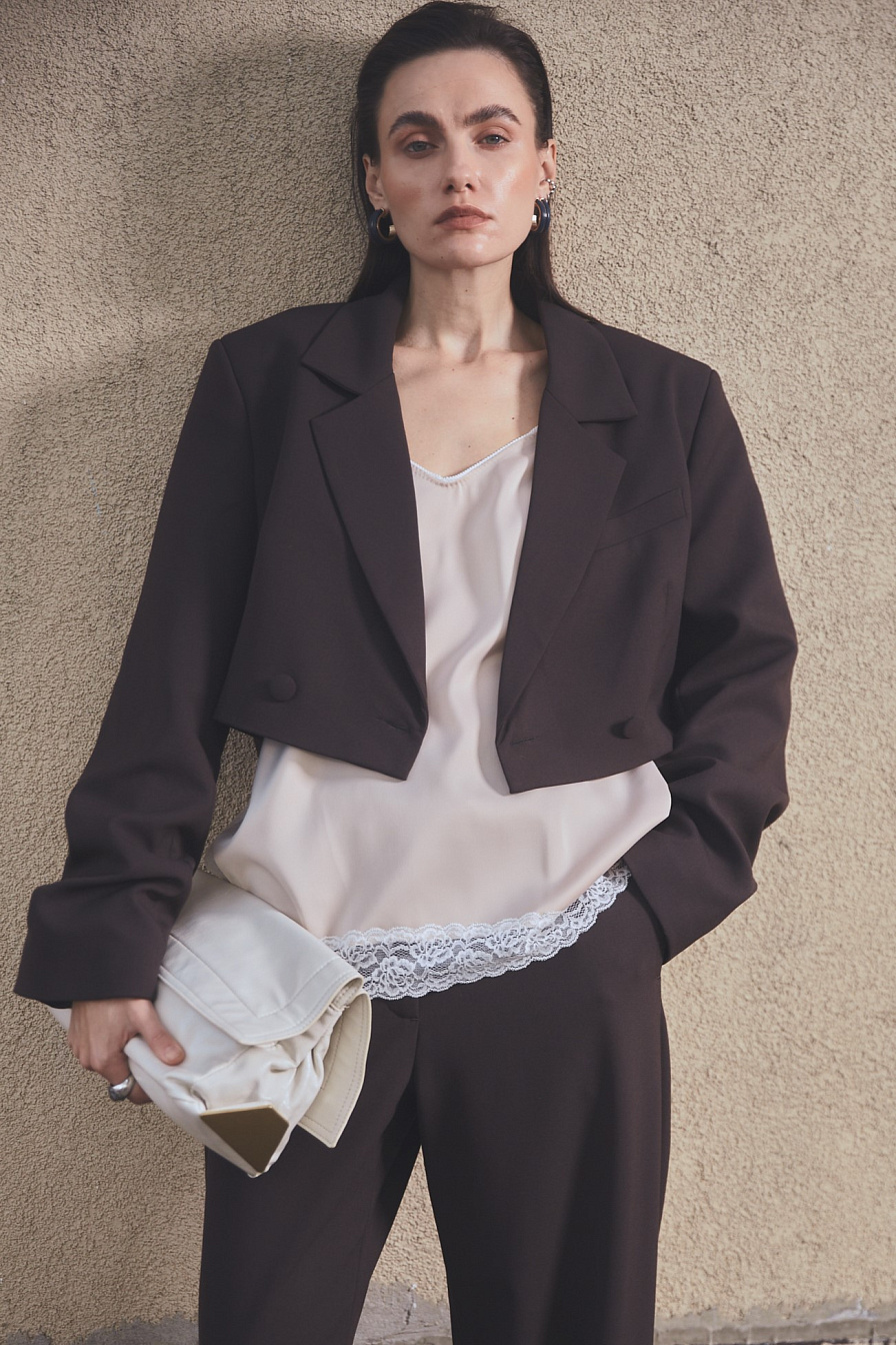 Жіночий кроп-жакет Stimma Анрі, фото 1 