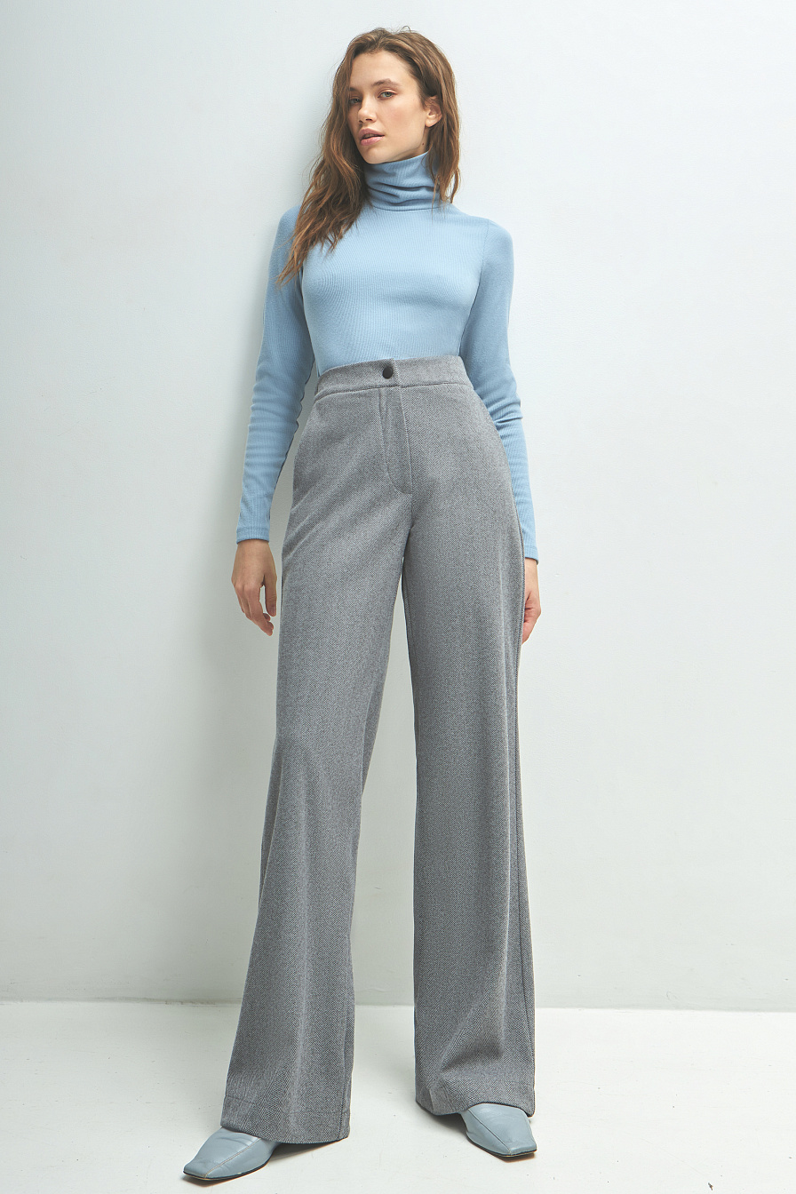 Жіночі штани Stimma Адемар, колір - Сіра ялинка