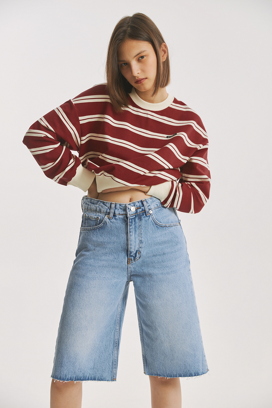 Жіночі джинсові бермуди Stimma Креб, фото 1 