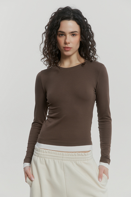 Жіночий лонгслів Stimma Еленій А, фото 3