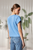 Жіноча футболка Stimma Флотті, колір - блакитний