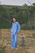 Жіночий костюм Stimma Нізана, колір - блакитний