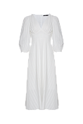 Женское платье Stimma Домира, цвет - Молочный орнамент