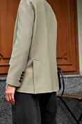 Жіночий блейзер Stimma Аделіс, колір - бежево-оливковий