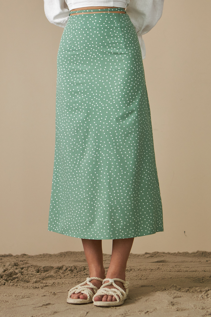 Женская юбка Stimma Джоди, цвет - Фисташка горох