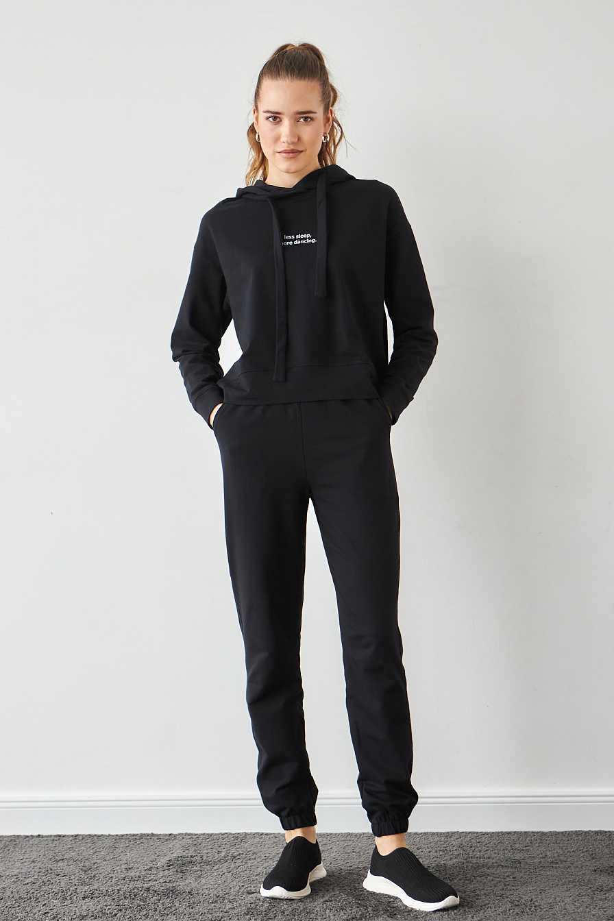 Жіночий спортивний костюм Stimma Лабіра, колір - чорний