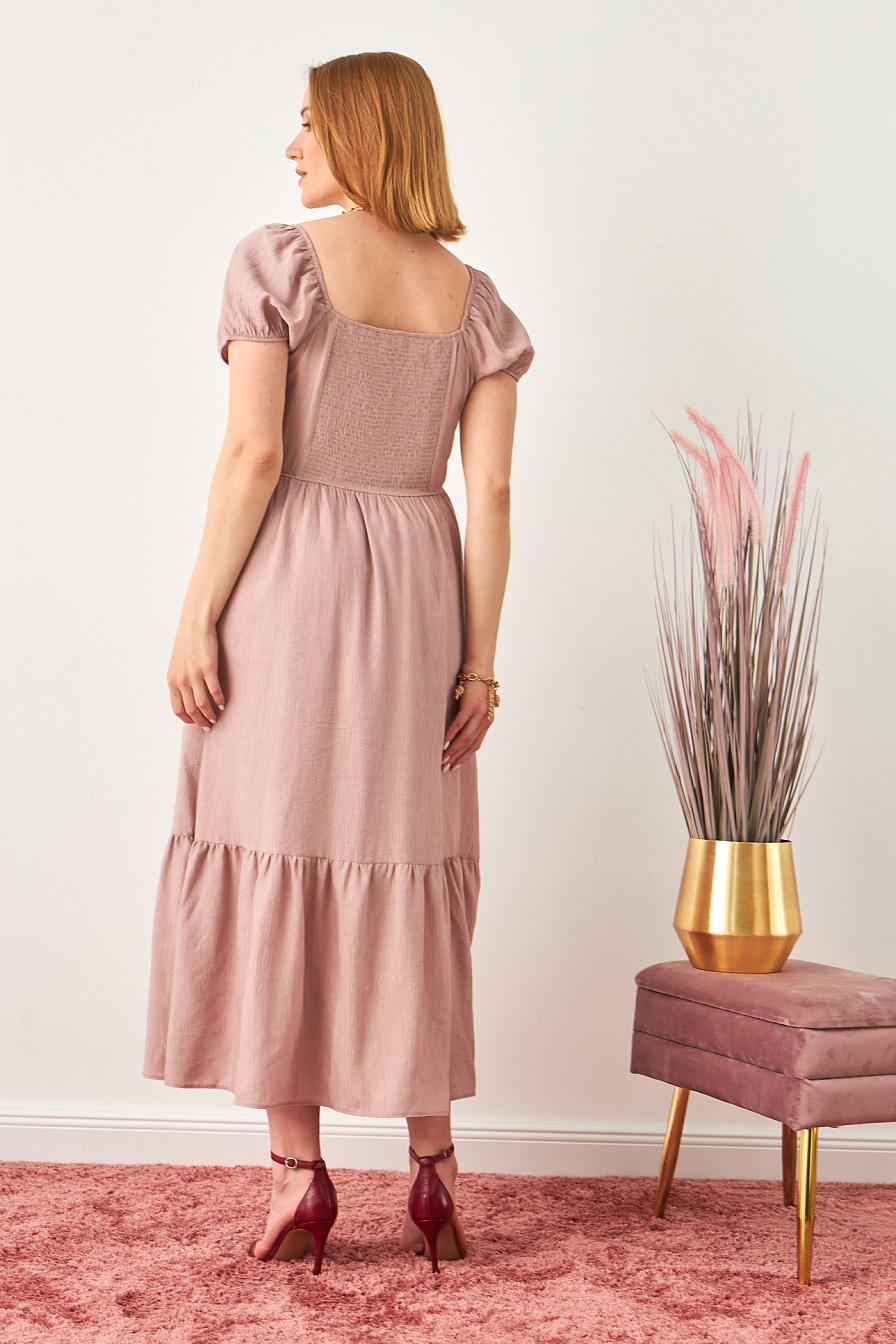 Жіноча сукня Stimma Горія, колір - бежева пудра