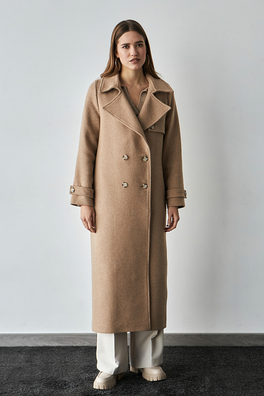 Жіноче пальто Stimma Дабойя , колір - світле капучіно